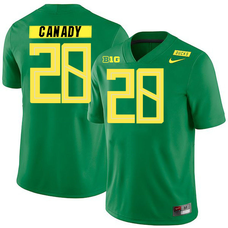 Jadon Canady Oregon Jersey,Oregon Ducks Football Uniforms,Jerseys Youth-Alternate Green